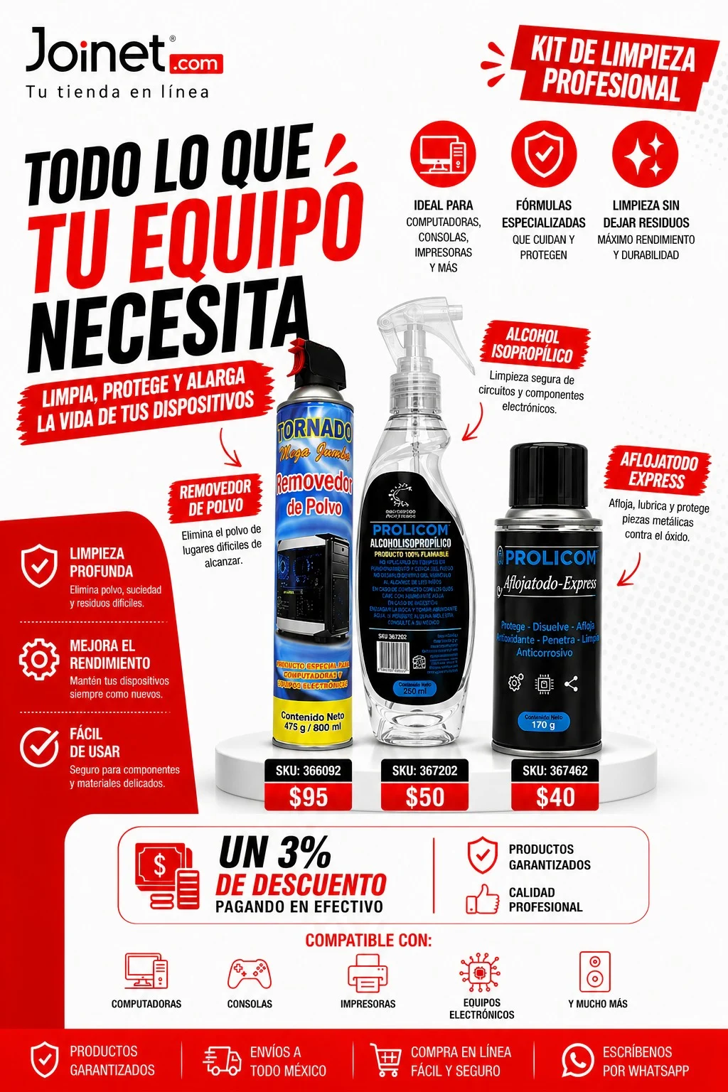 Todo lo que tu equipo necesita!