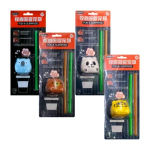 Mascota sorpresa con sonido para popote 96102