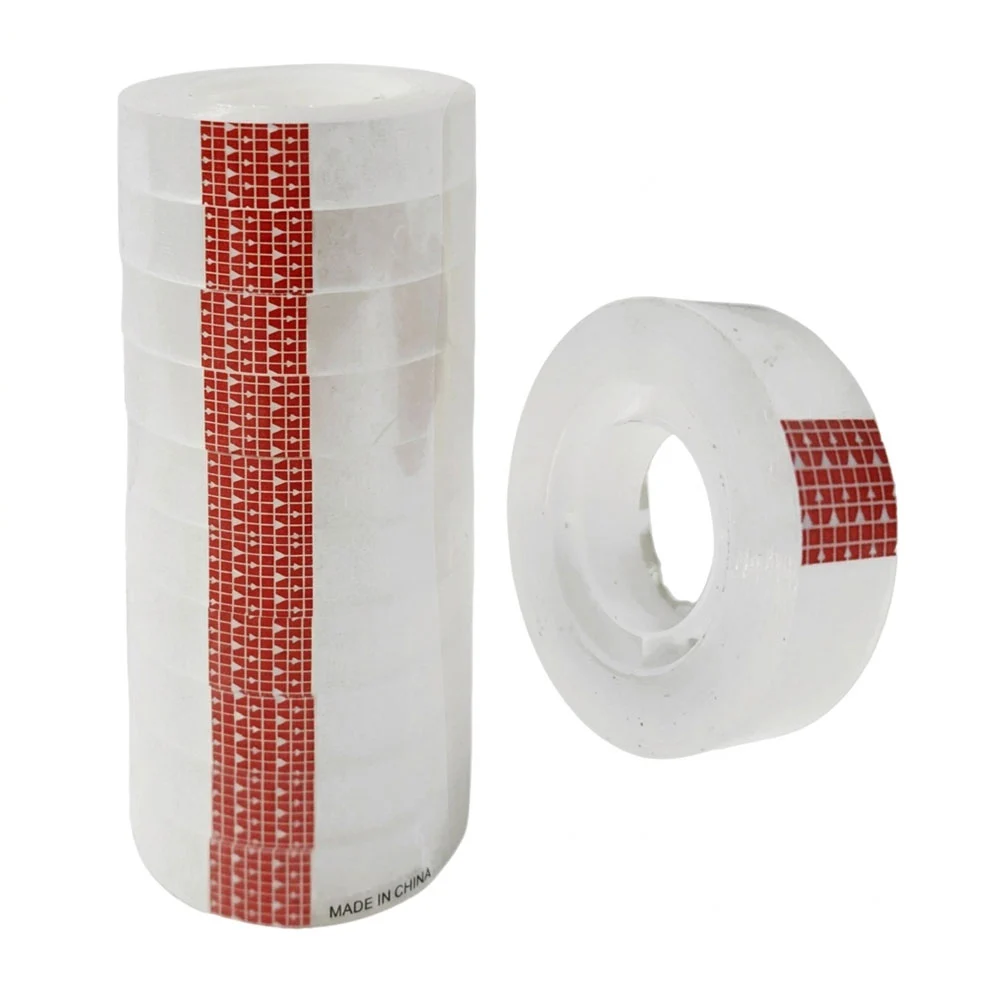 Paquete con 10 rollos de cinta diurex transparente pequeña / aa-1029-…