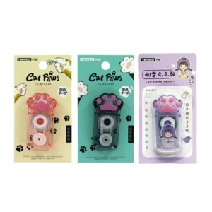 Dispensador en forma de huella de gato para corrector en cinta 5mmx6m…