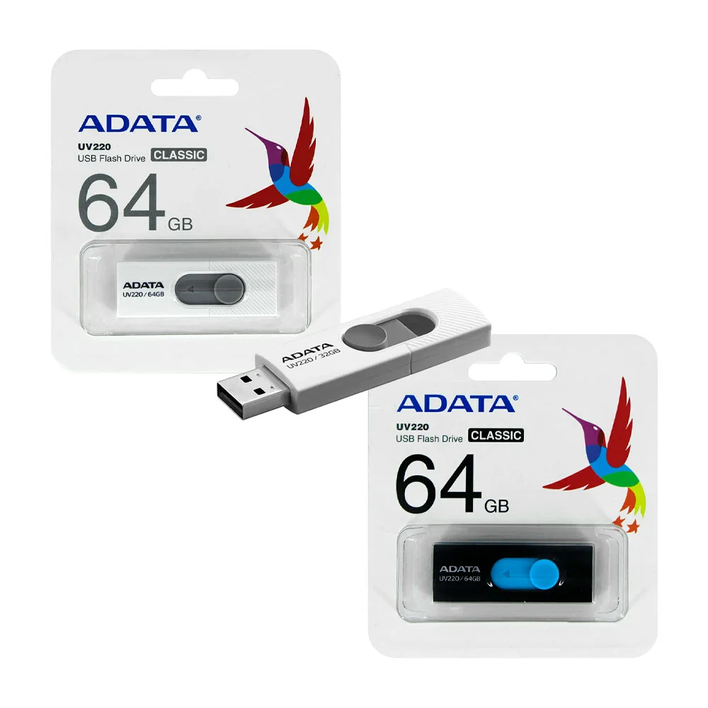 1pza Memoria usb externa de 64gb, bicolor, plástica, con sistema retr…