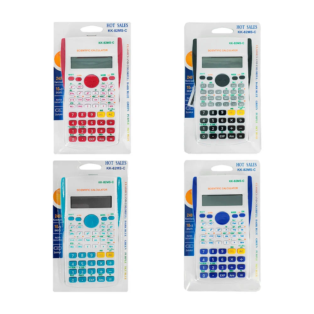 Calculadora científica multifuncional de 12 dígitos, variedad de colo…