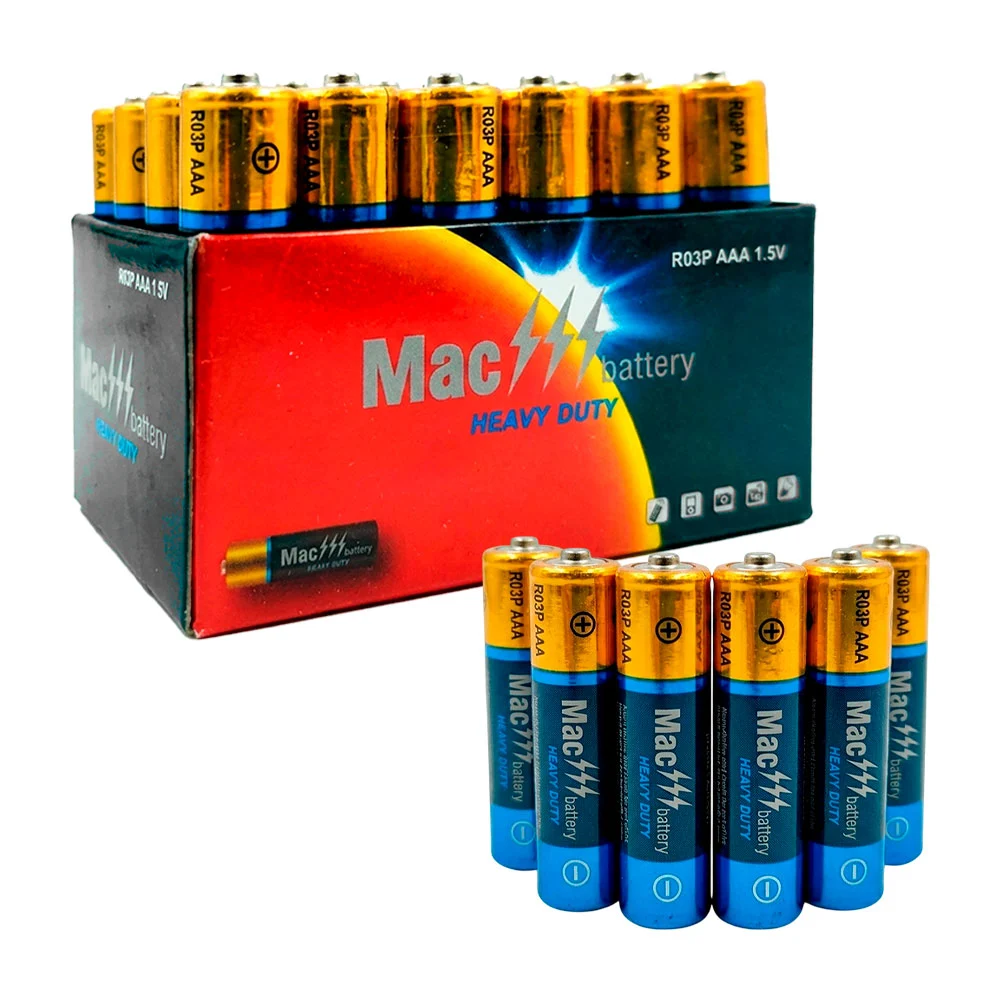 Paquete con 24 baterías pilas mac battery aaa en blíster de 4, r03p, …