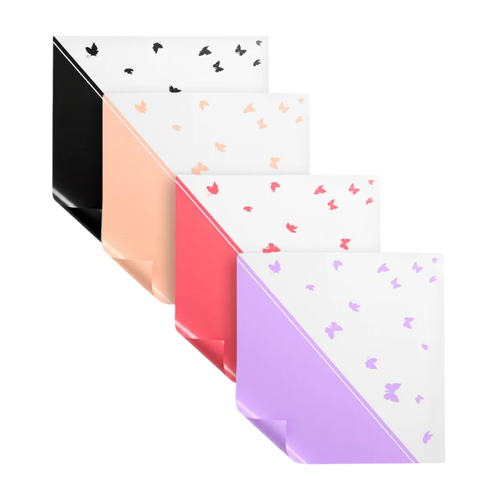 Paquete con 20 pliegos, papel coreano, estampado de mariposas volando…