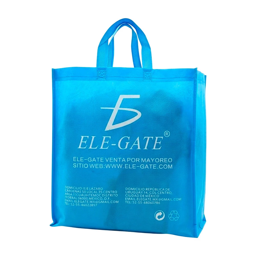 Bolsa mediana de tela ecológica ele-gate reutilizable eco friendly, 3…