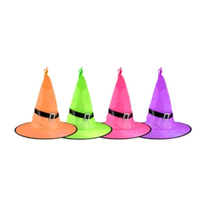 1pza Sombrero de bruja con mini serie de luz rgb con modos intercambi…