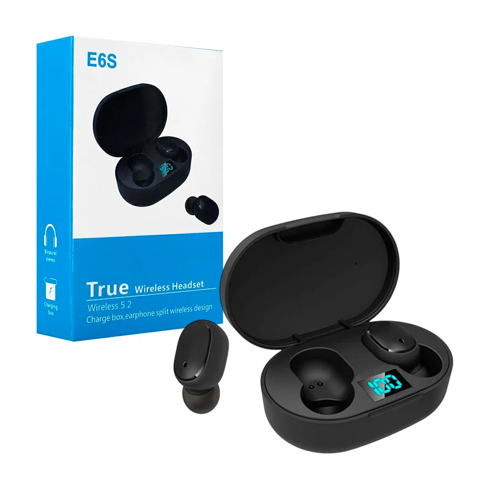 Audífonos manos libres inalámbricos bluetooth con estuche indicador d…