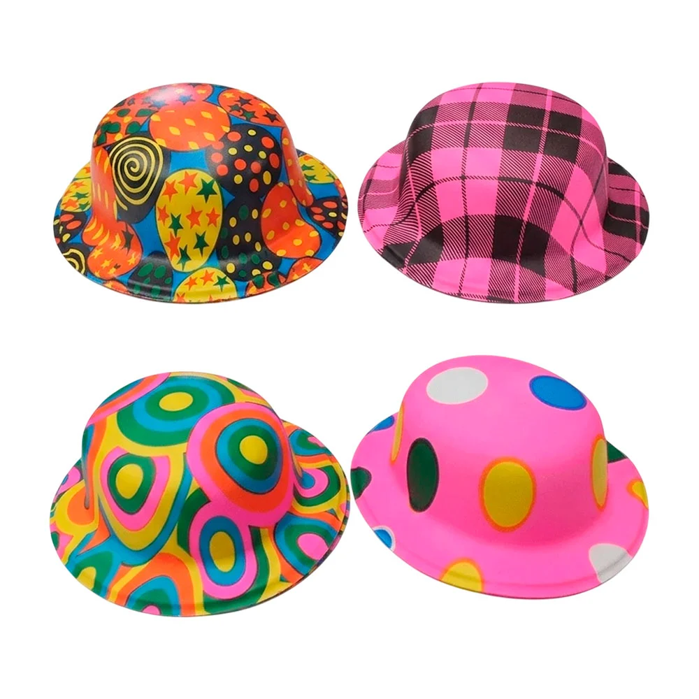1pza Sombrero bombín con diseño para fiesta, variedad de diseños / k-…