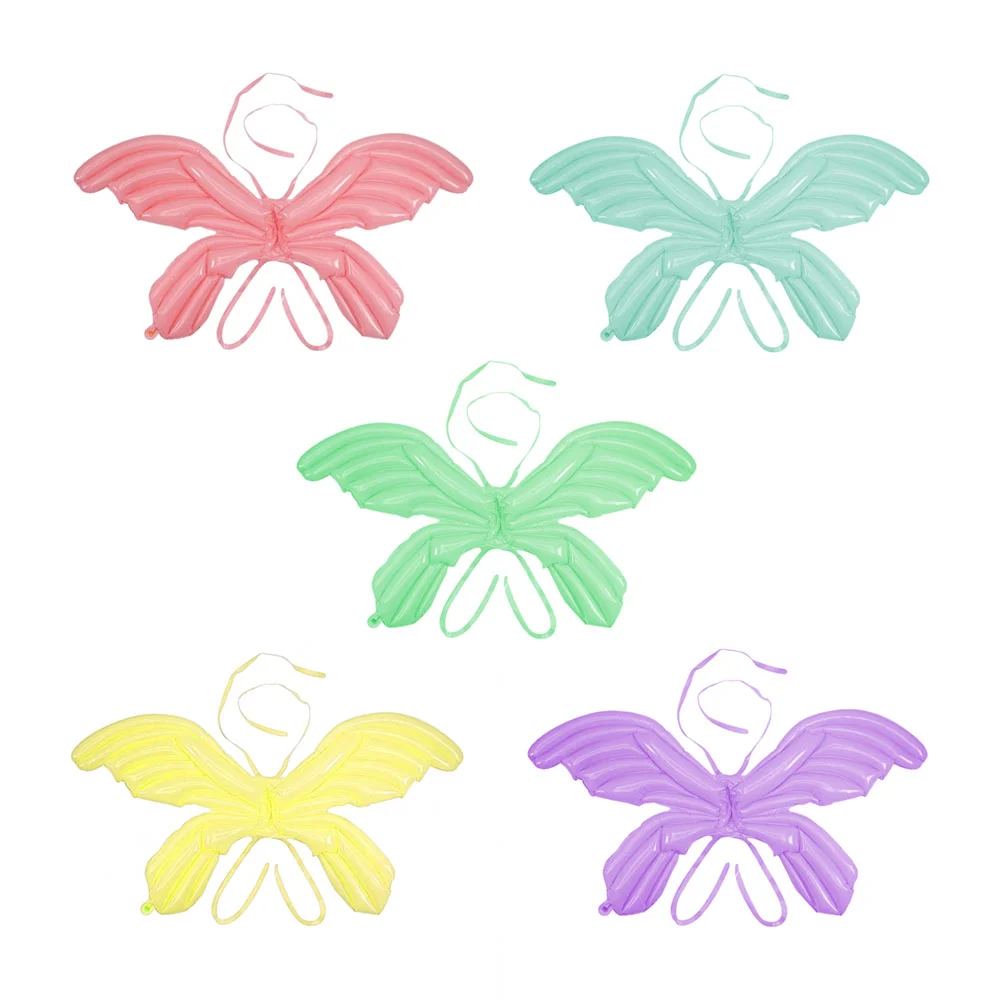 1pz globo grande en forma de alas de mariposa en tono pastel de 122x8…
