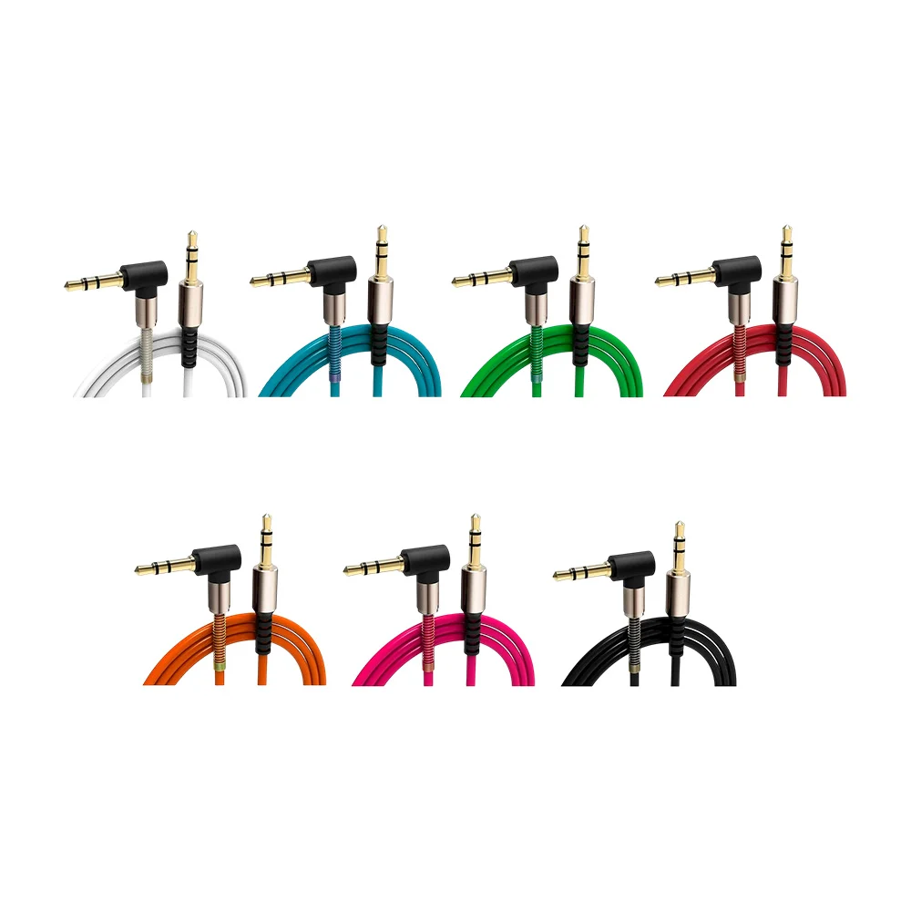 Cable auxiliar de 90cm con entrada L, variedad de colores / R676 / ty…
