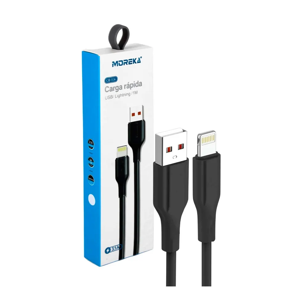 Cable de transferencia de datos y carga rápida con entrada usb-lightn…