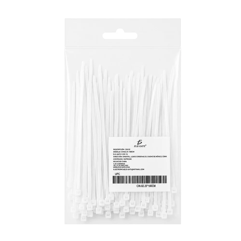 Paquete de cinchos con 100pzs 2.5x100mm / cin.02.2.5