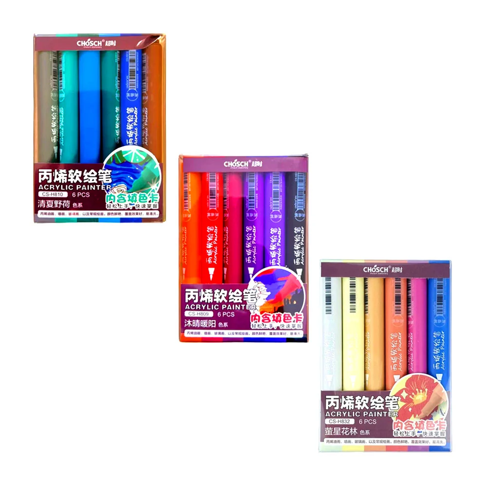 1pza Plumón marcador de acrílico para pintar, variedad de colores / c…