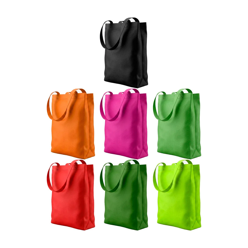 1pz Bolsa ecológica de tela, 39x25x10cm, variedad de colores