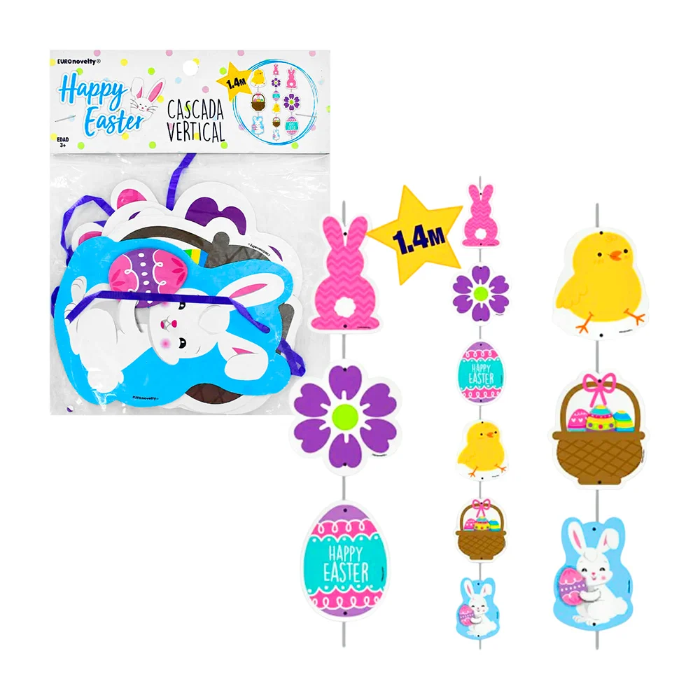Cascada vertical euro novelty de 1.4 metros con 6 figuras temáticas d…