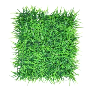 1pz Follaje artificial para decoración en color verde pasto, 35x40cm