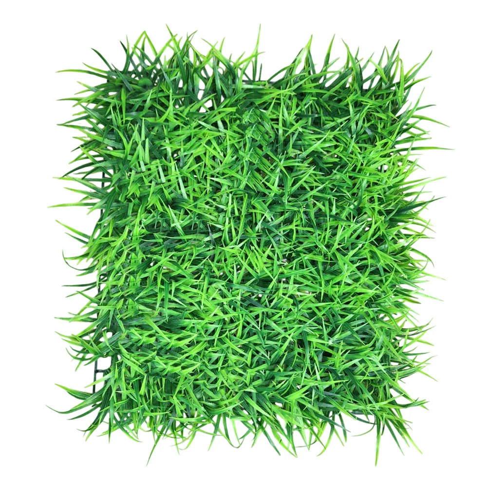 1pz Follaje artificial para decoración en color verde pasto, 35x40cm