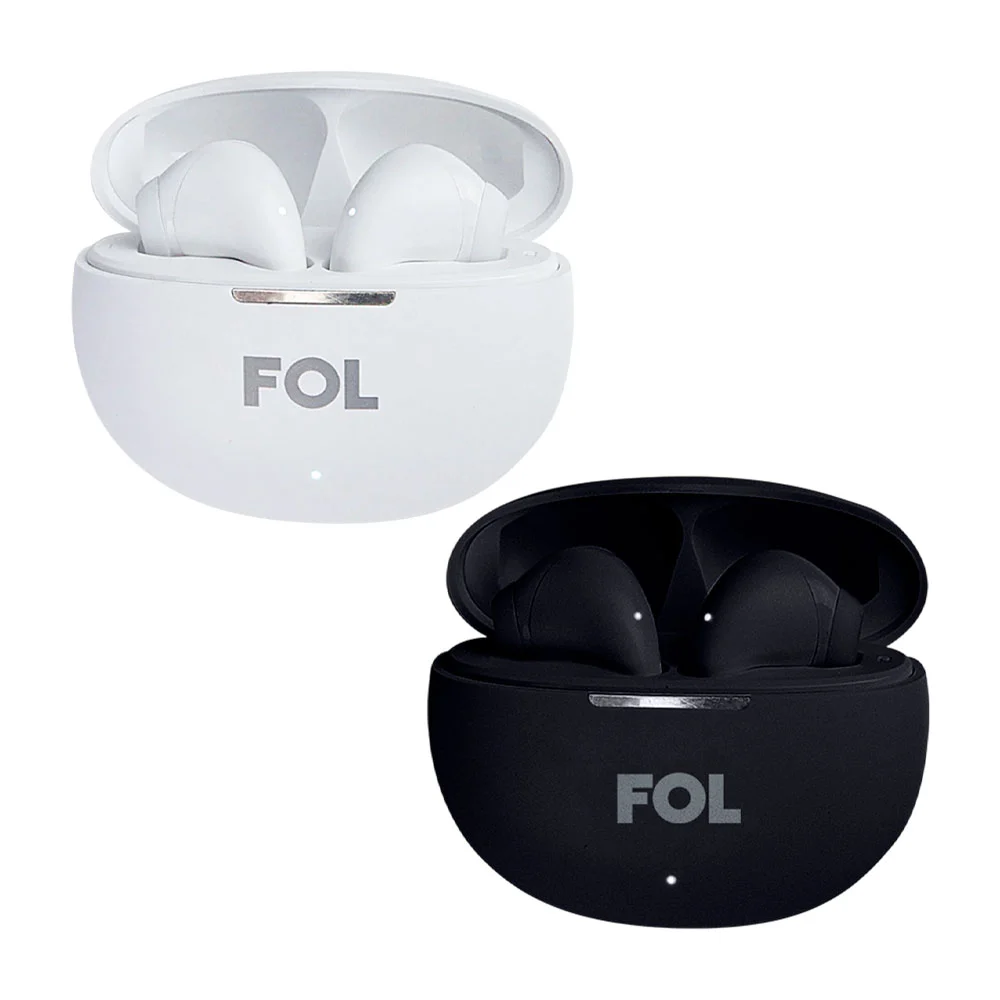 Audífonos fol inalámbricos, bluetooth con estuche de carga y reducció…