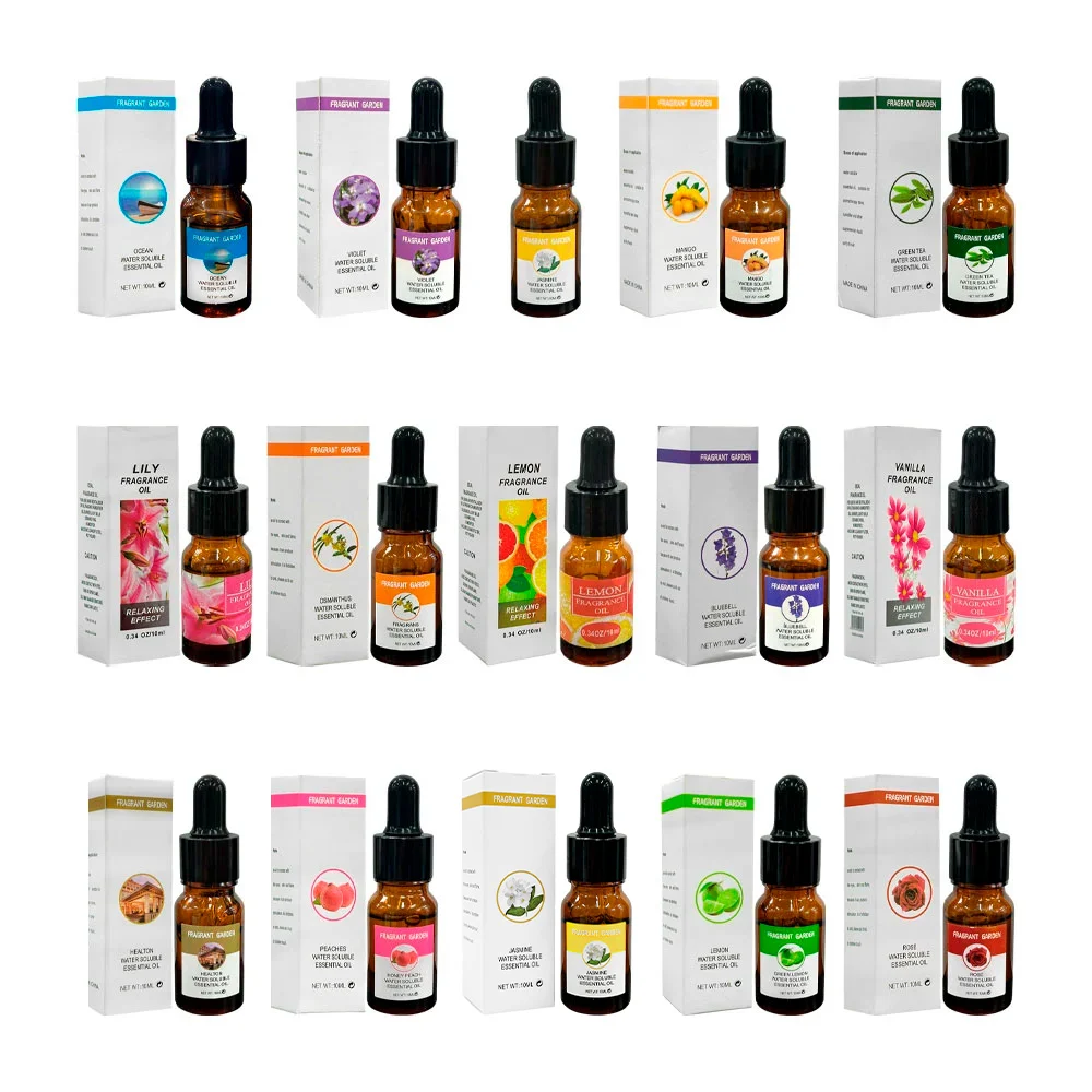 1pza Esencia aromatizante de aceite para humidificador 10ml, variedad…