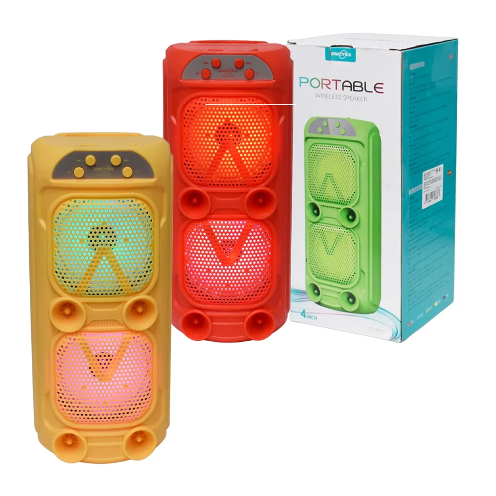 Bocina bluetooth greatnice de 4 pulgadas con ranuras usb tf, variedad…