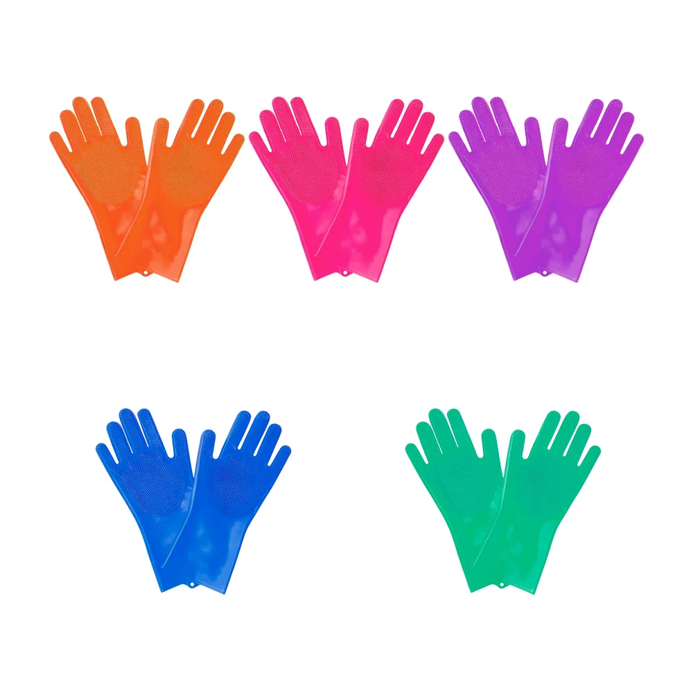Guantes de látex, multifuncionales tipo cepillo con textura, variedad…