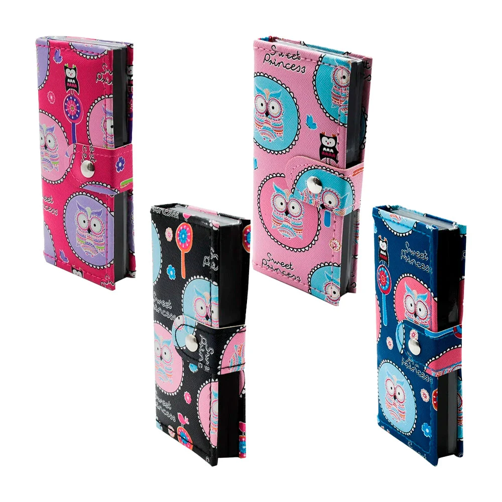 Estuche de sombras en forma de cartera, estampado de búhos, variedad …