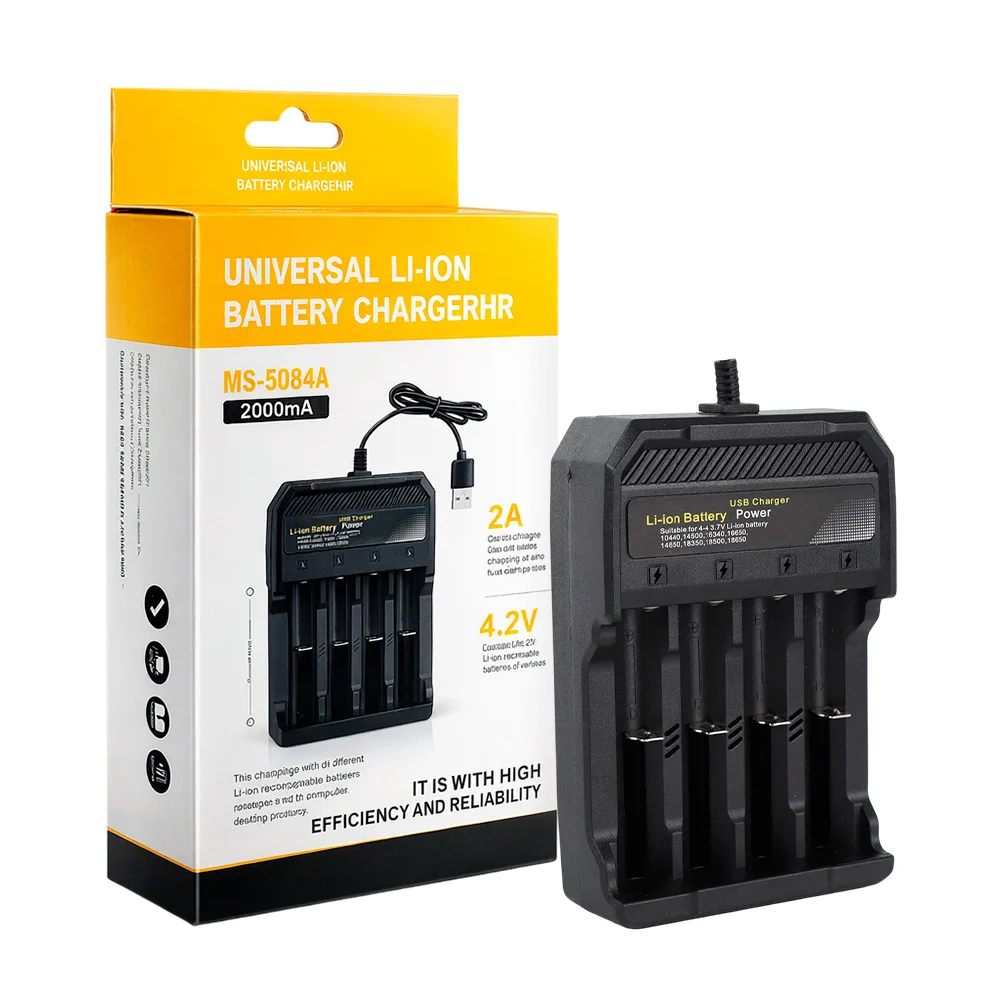 Cargador universal para baterías de li-ion con cable de alimentación …