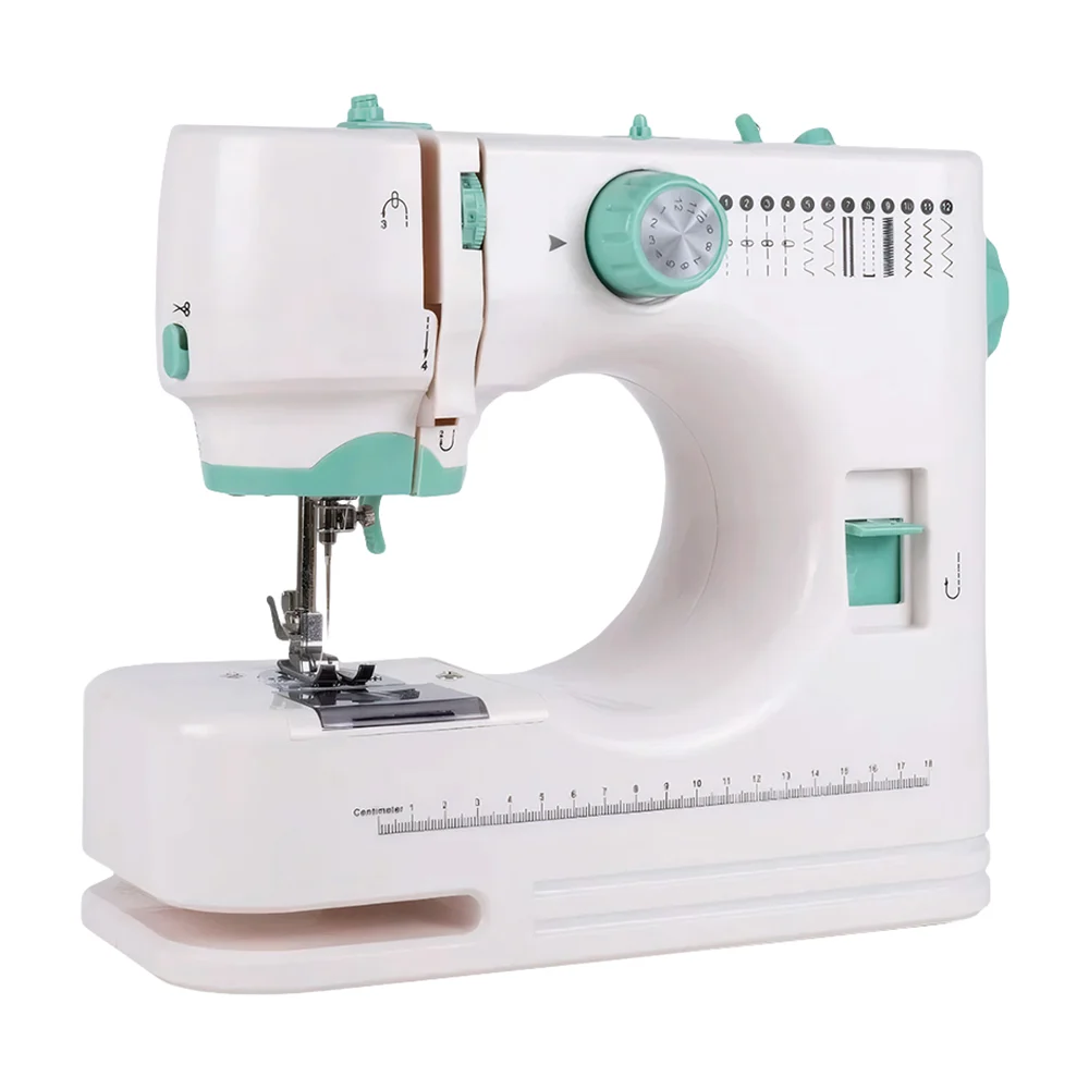 Mini máquina eléctrica para coser + 12 puntas intercambiables y kit d…