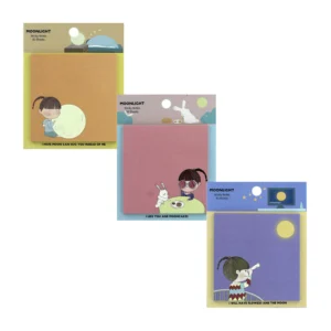 Paquete de 30 notas adhesivas post it cuadrados con diseño de muñeca,…