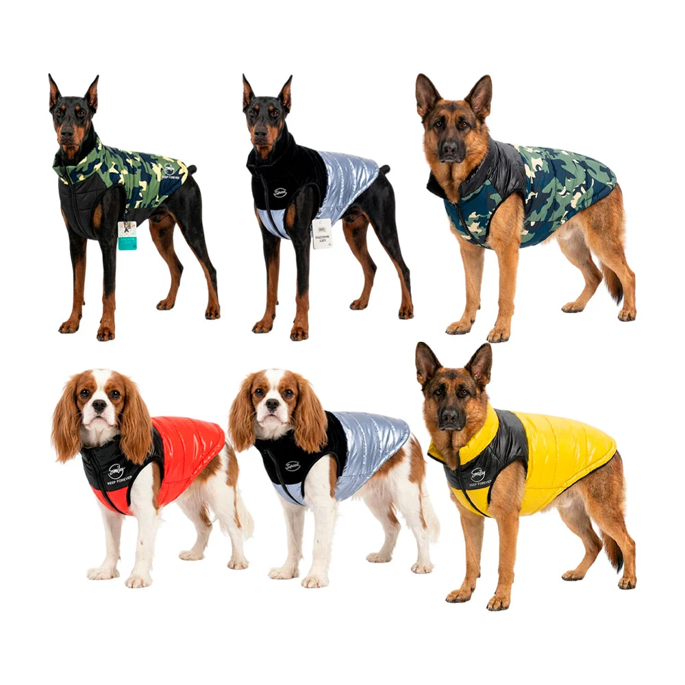 Suéter tipo piel con cierre y afelpado para mascotas, variedad de tal…