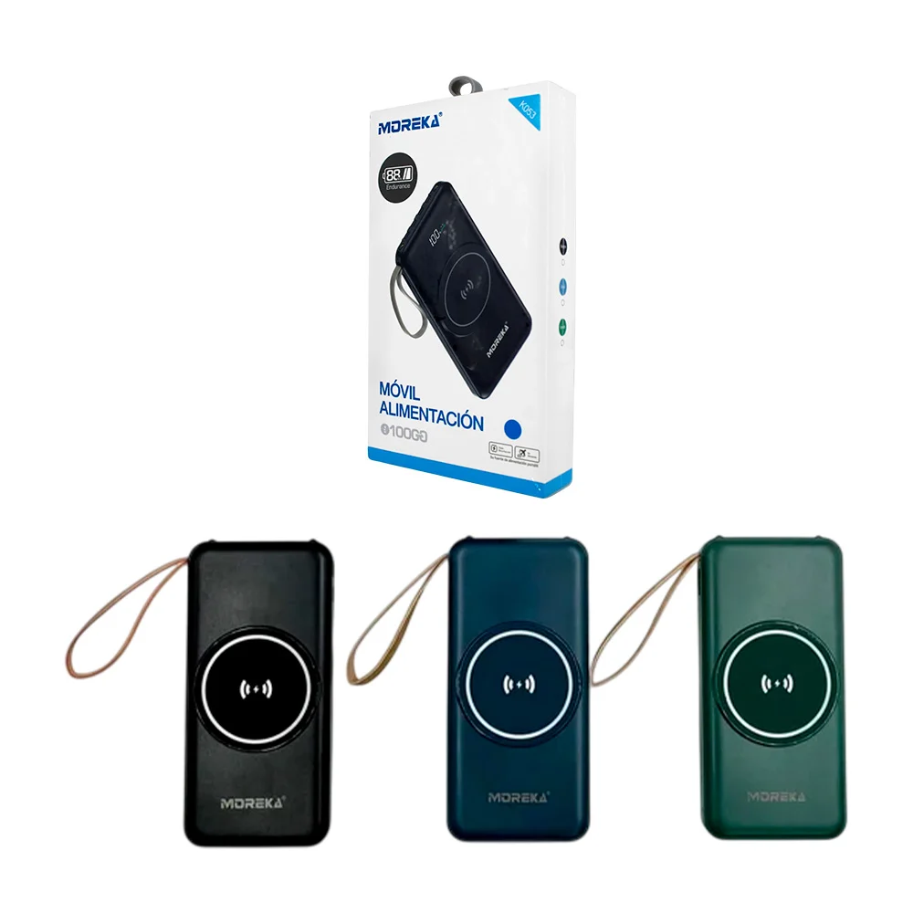Power bank / batería portátil moreka de 10000mah / k053