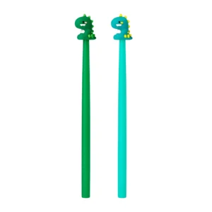 Pluma / bolígrafo flexible con dinosaurio de silicona 0.5mm, variedad…