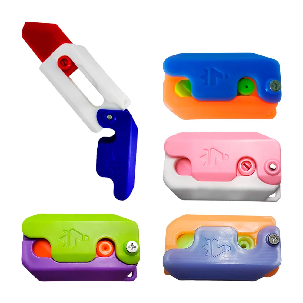 Juguete antiestrés de plástico en forma de mini cutter, variedad de c…