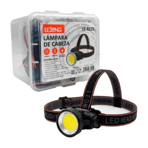 Lámpara tipo minero recargable con diferentes modos de luz + banda aj…