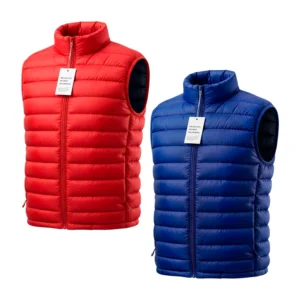 Chaleco acolchonado unisex con cierre, variedad de colores y tallas /…