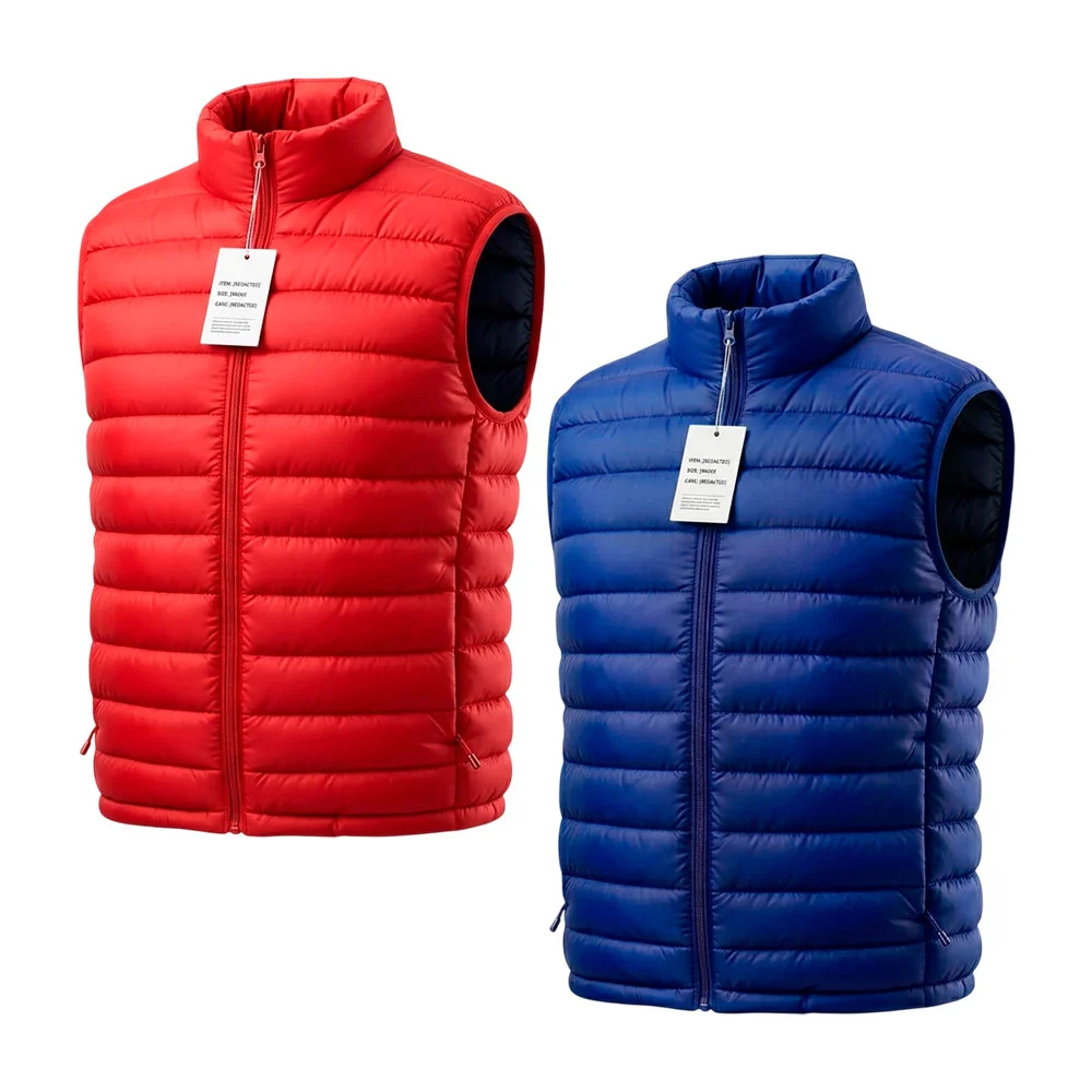 Chaleco acolchonado unisex con cierre, variedad de colores y tallas /…