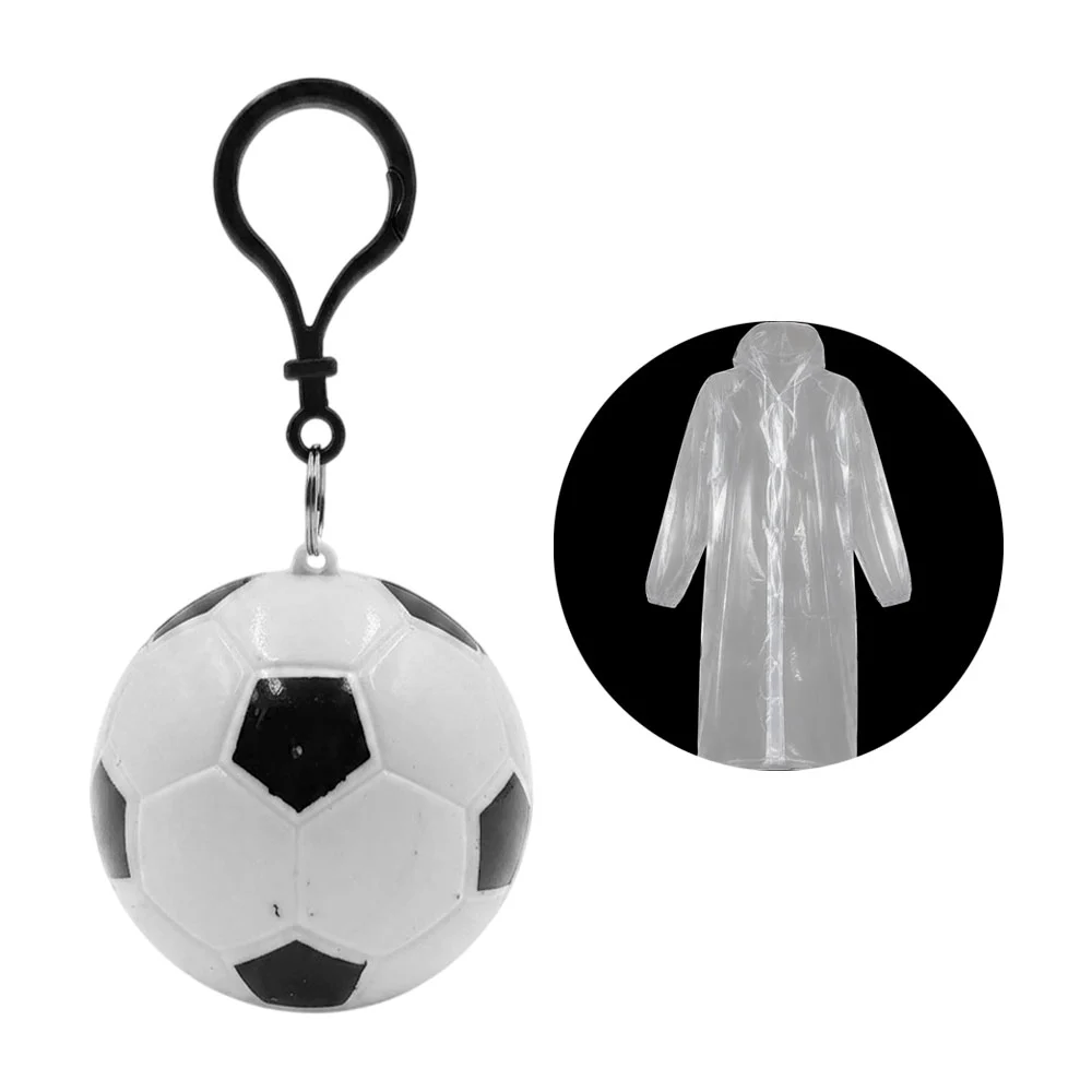 Cápsula llavero de plástico, diseño de balón con impermeable desechab…