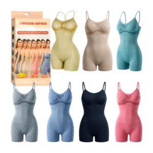 Faja de compresión con tirantes y short de cuerpo completo, variedad …