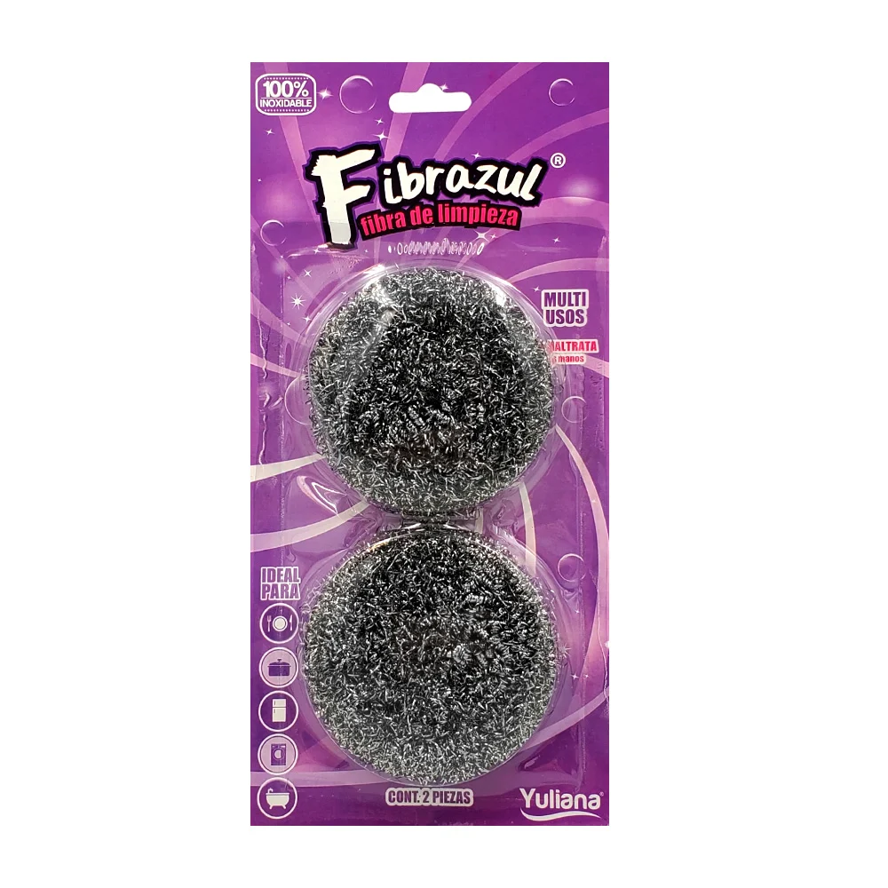 Blíster con 2 fibras en espiral de acero inoxidable / mx-6002 / fibra…