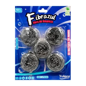 Blíster con 5 fibras en espiral de acero inoxidable / mx-6005 / fibra…