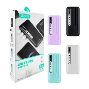 Power bank / batería portátil buytiti con 3 puertos usb, 20000mah, va…