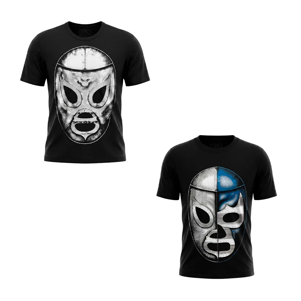 Camisa - playera unitalla con estampado del santo, variedad de tallas