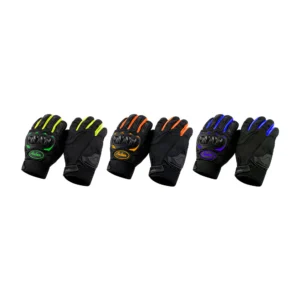 Par de guantes para motociclista con broche de velcro ajustable, prot…