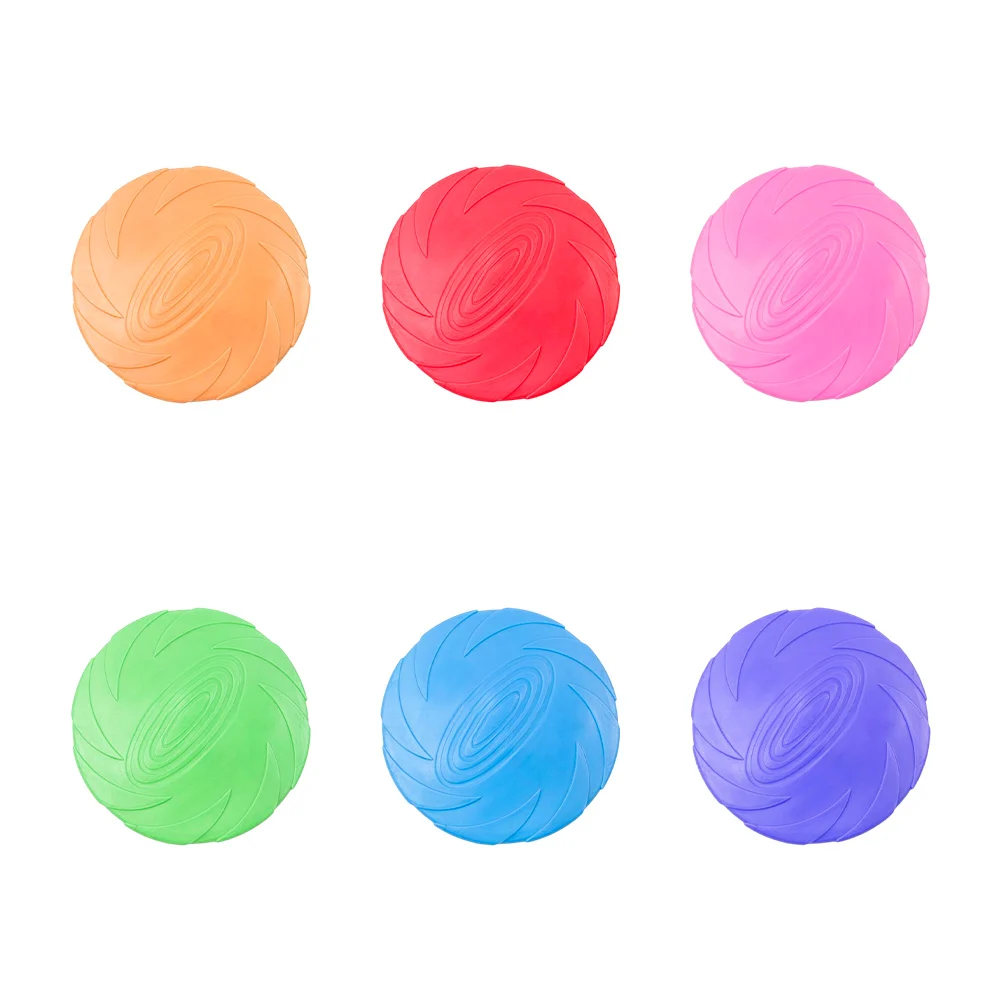 1pza Juguete frisbee de plástico para mascota, variedad de colores / …
