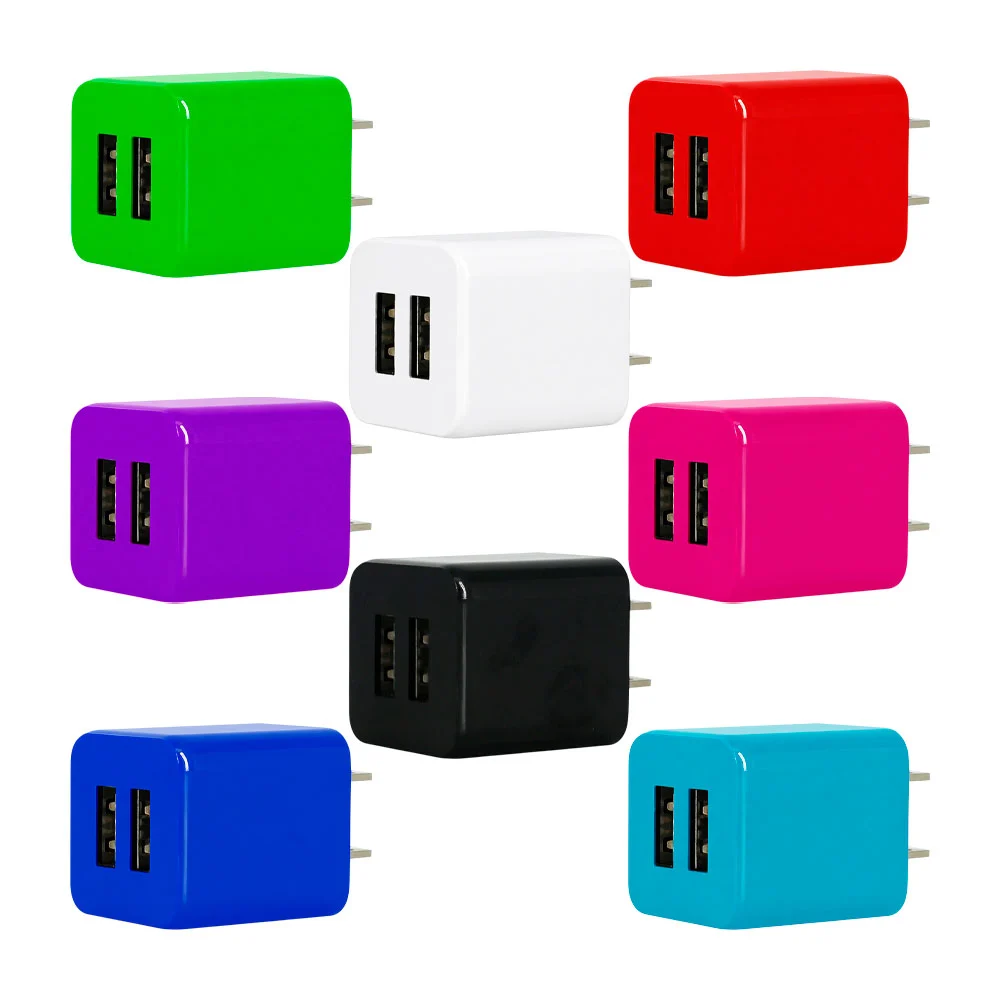 1pza Cubo cargador td con doble puerto usb para carga 5v, variedad de…