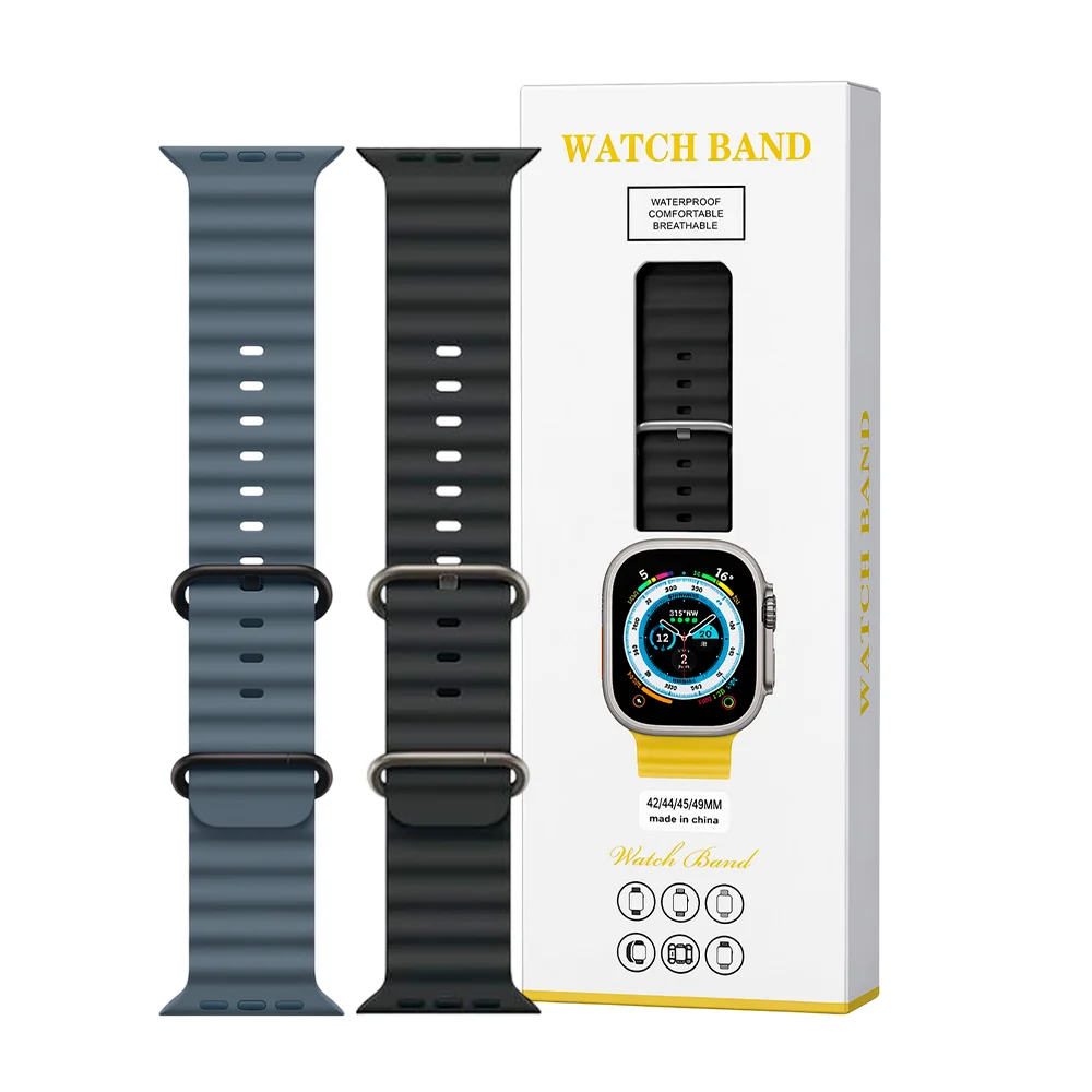 Correas extensibles de plástico para reloj smartwatch 42/44/45 o 49mm…