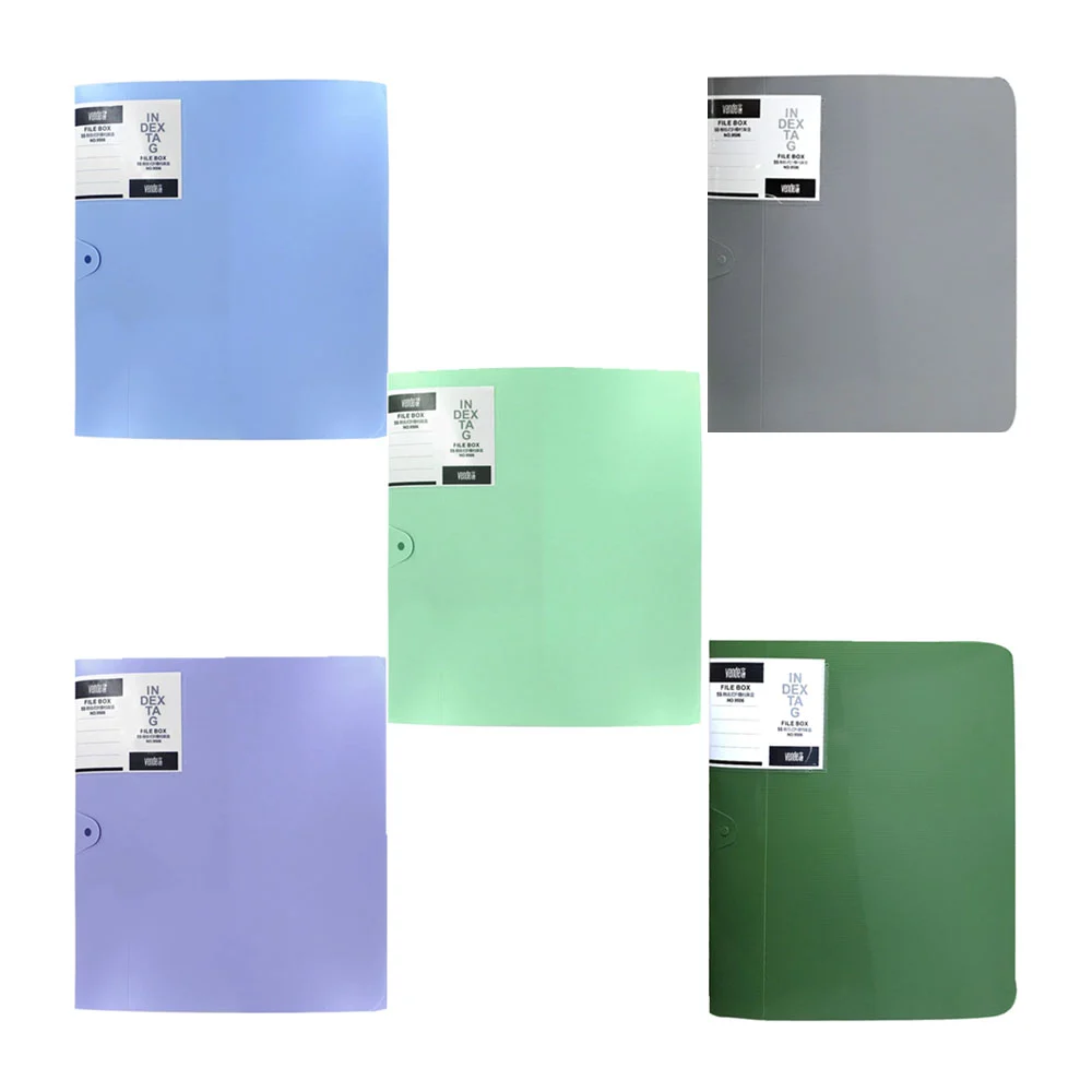 Caja para archivos tipo carpeta de plástico plegable indextag file bo…