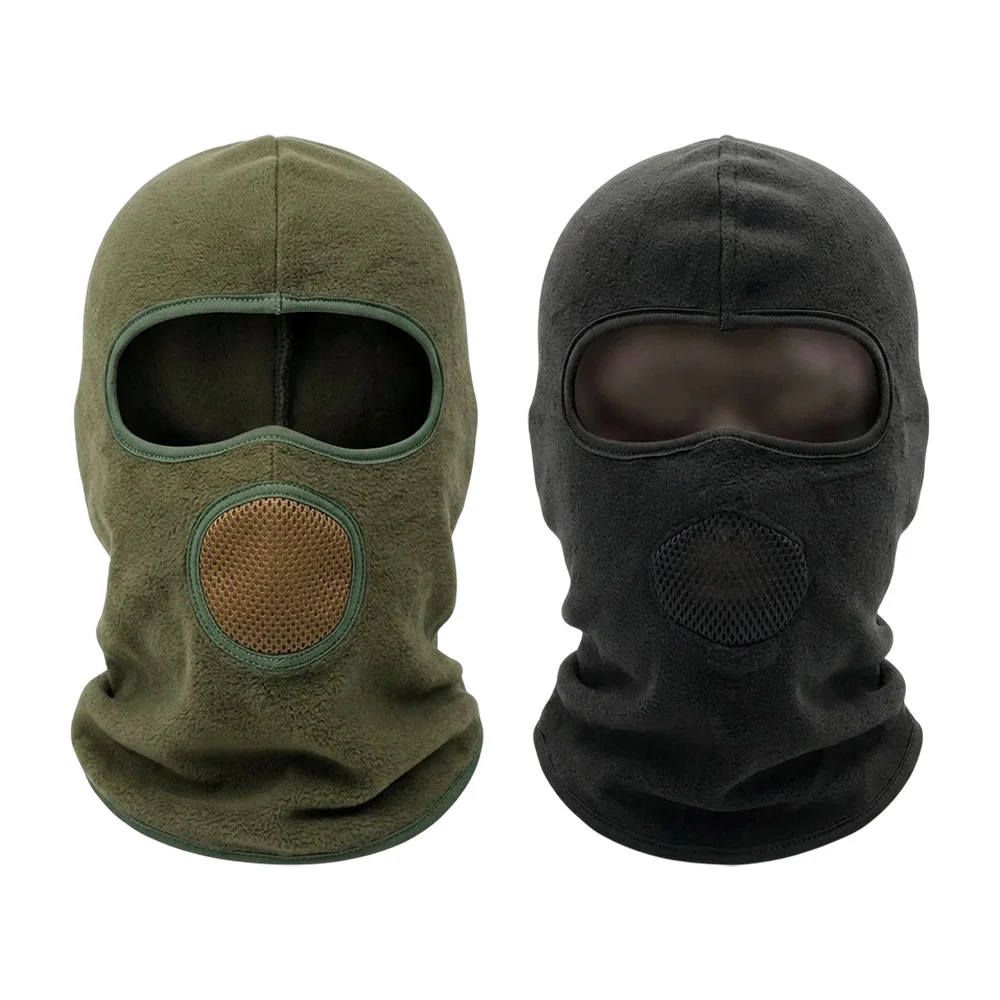 Pasamontañas - balaclava liso tipo capucha con malla transpirable, va…