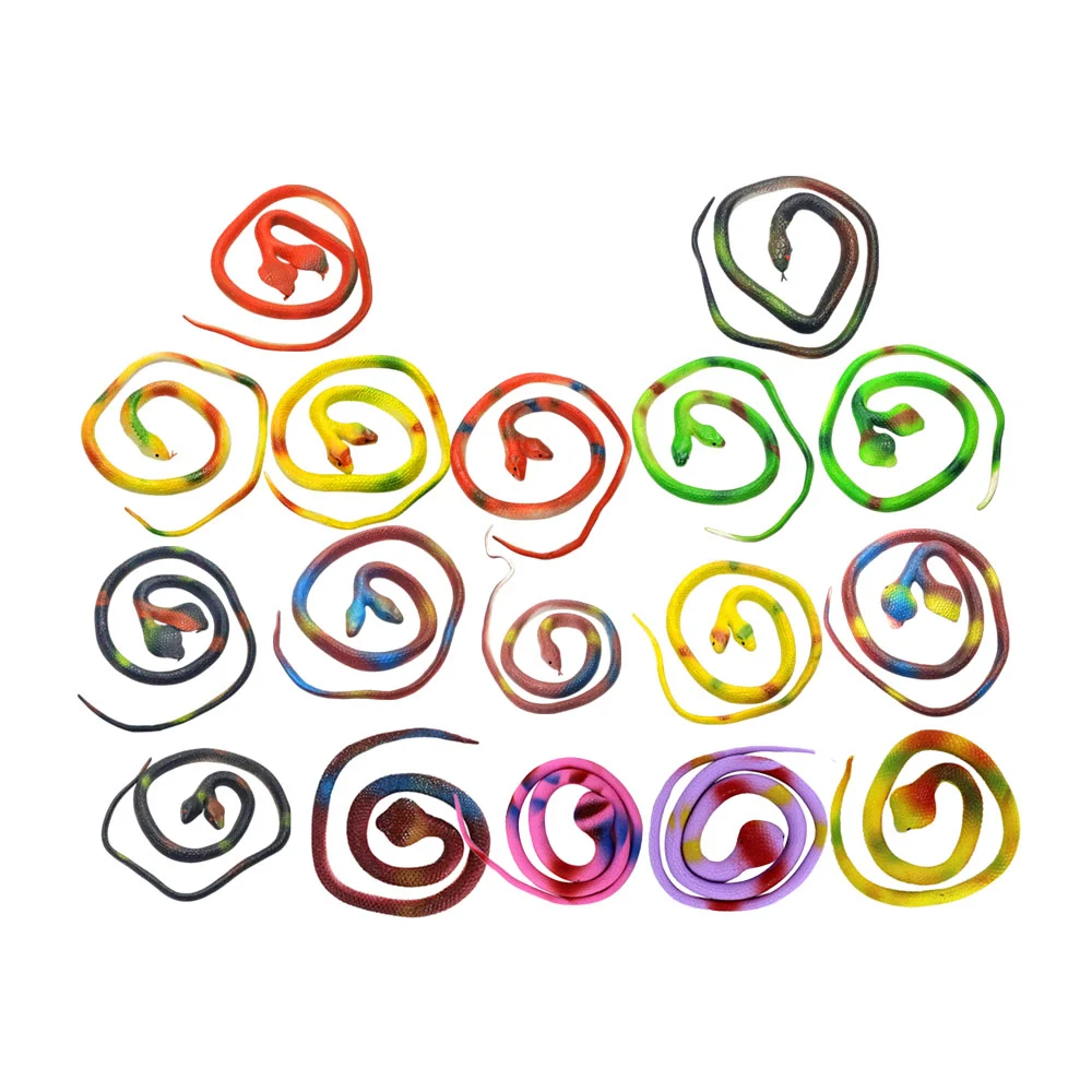 1pza Serpiente víbora de goma, variedad de diseños y colores / y-069-1