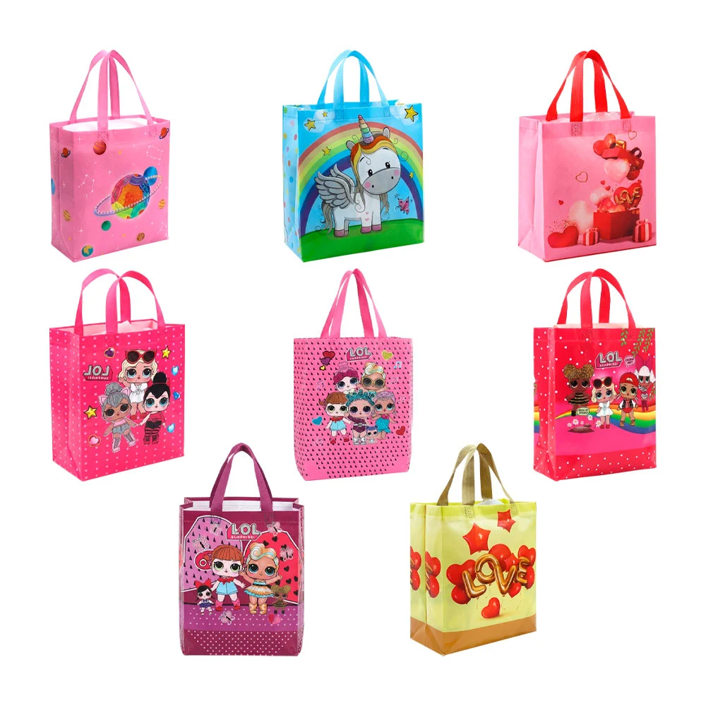 Bolsa ecológica chica de plástico 22x28cm, variedad de diseños, perso…